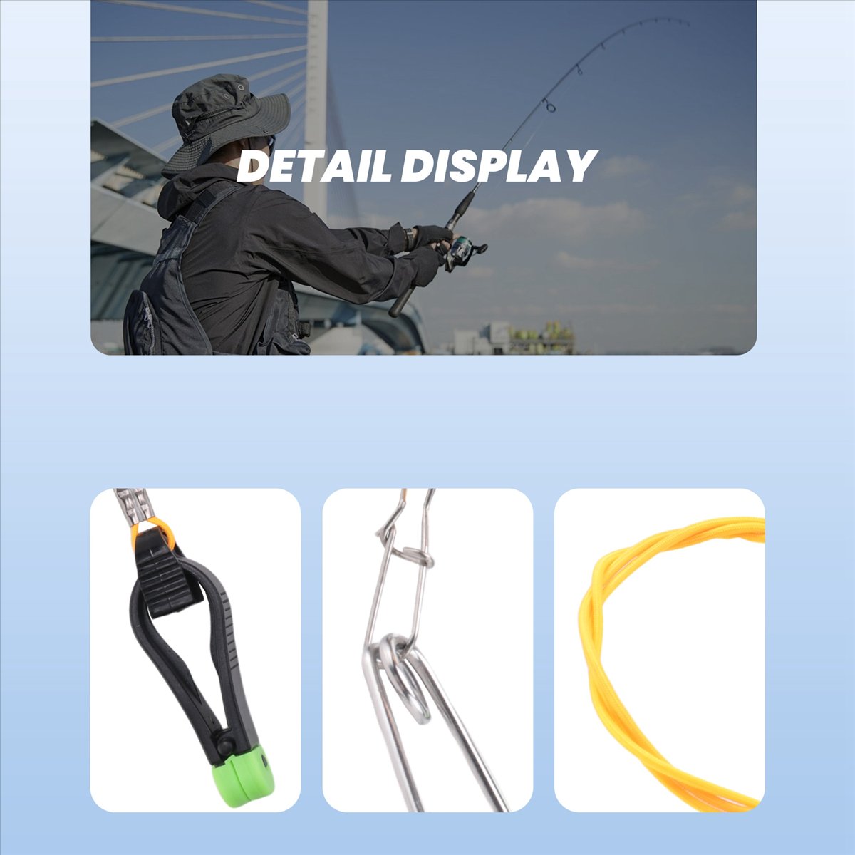 Fishing Line - [تخفيضات هائلة] قطعتان من مشبك تحرير