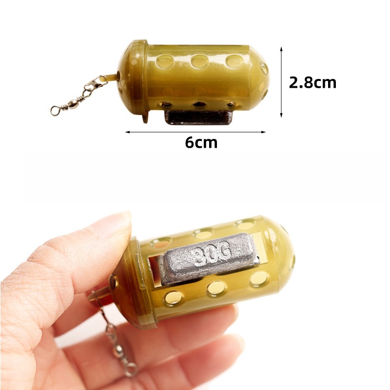 Fishing Equipment Holder - 6 قطع مجموعة مغذيات طعم لصيد