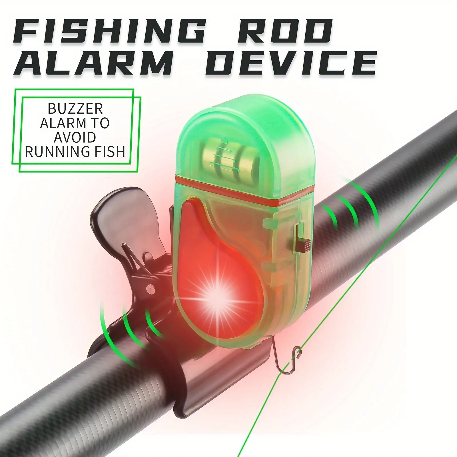 Bite Alarm Fishing - قطعتان من أجهزة إنذار لدغات الأسماك