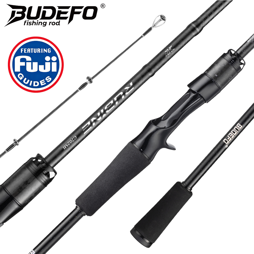 Fishing Equipment Guide - BUDEFO RUBINE FUJI قصبة صيد كربونية