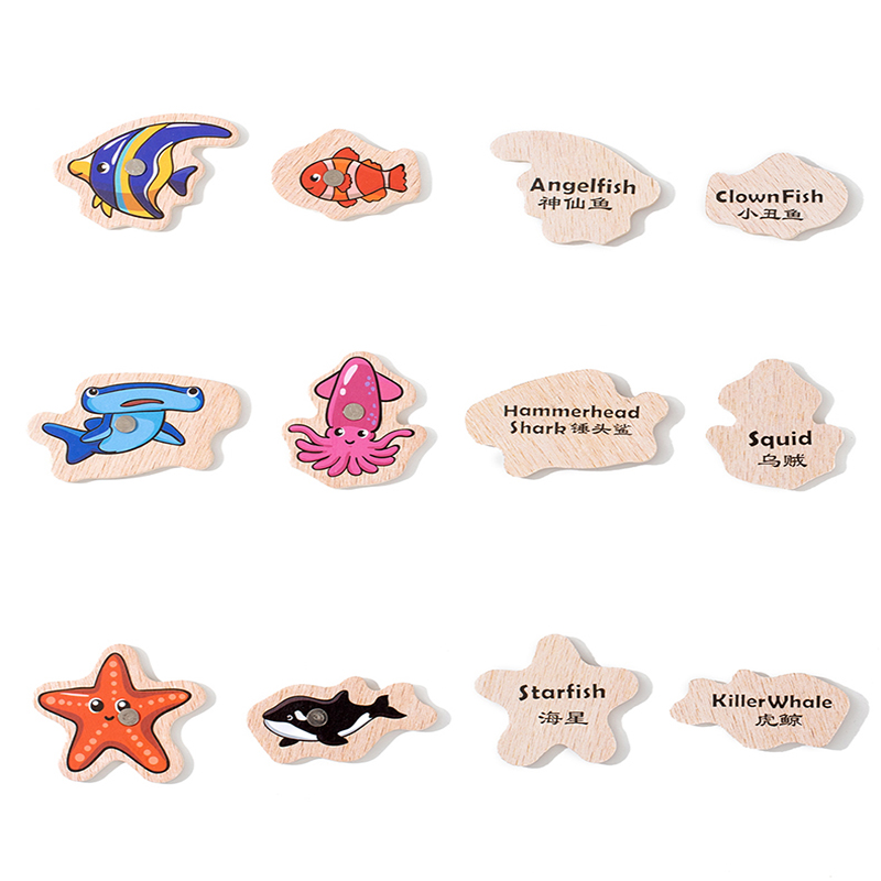 ألعاب صيد خشبية مونتيسوري للأط - مراجعة Fishing Equipment For Kids وسعره