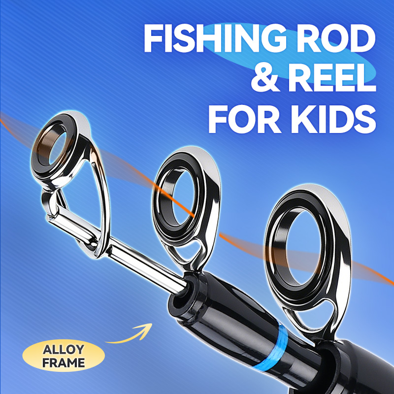 طقم صيد محمول قابل للطي من WEI - مراجعة Fishing Equipment For Kids وسعره