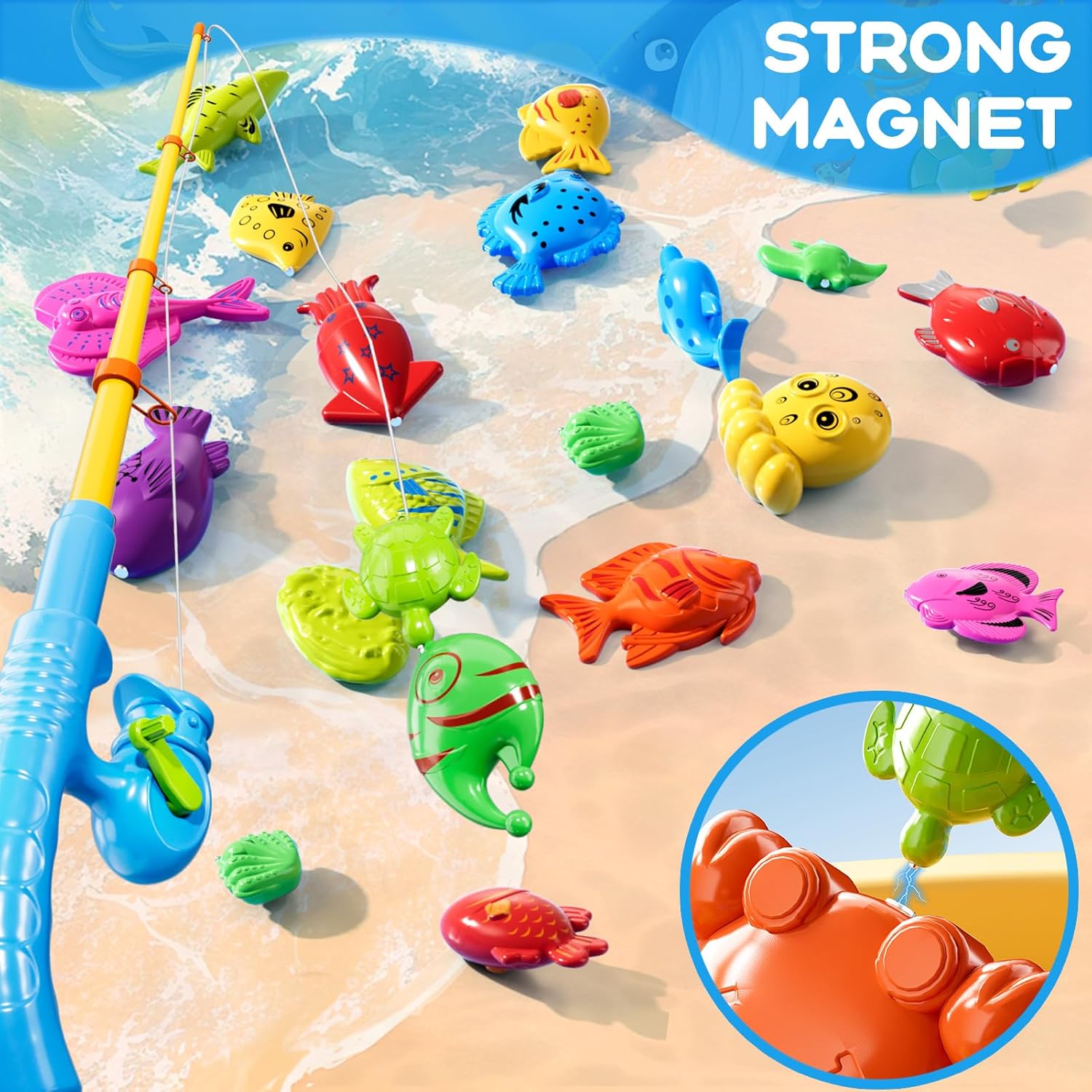 لعبة صيد السمك للأطفال في حوض  - مراجعة Fishing Equipment Kids وسعره