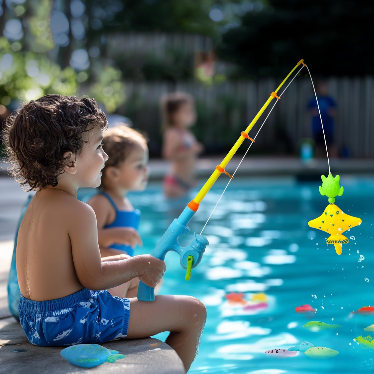 لعبة صيد السمك للأطفال في حوض  - مراجعة Fishing Equipment Kids وسعره