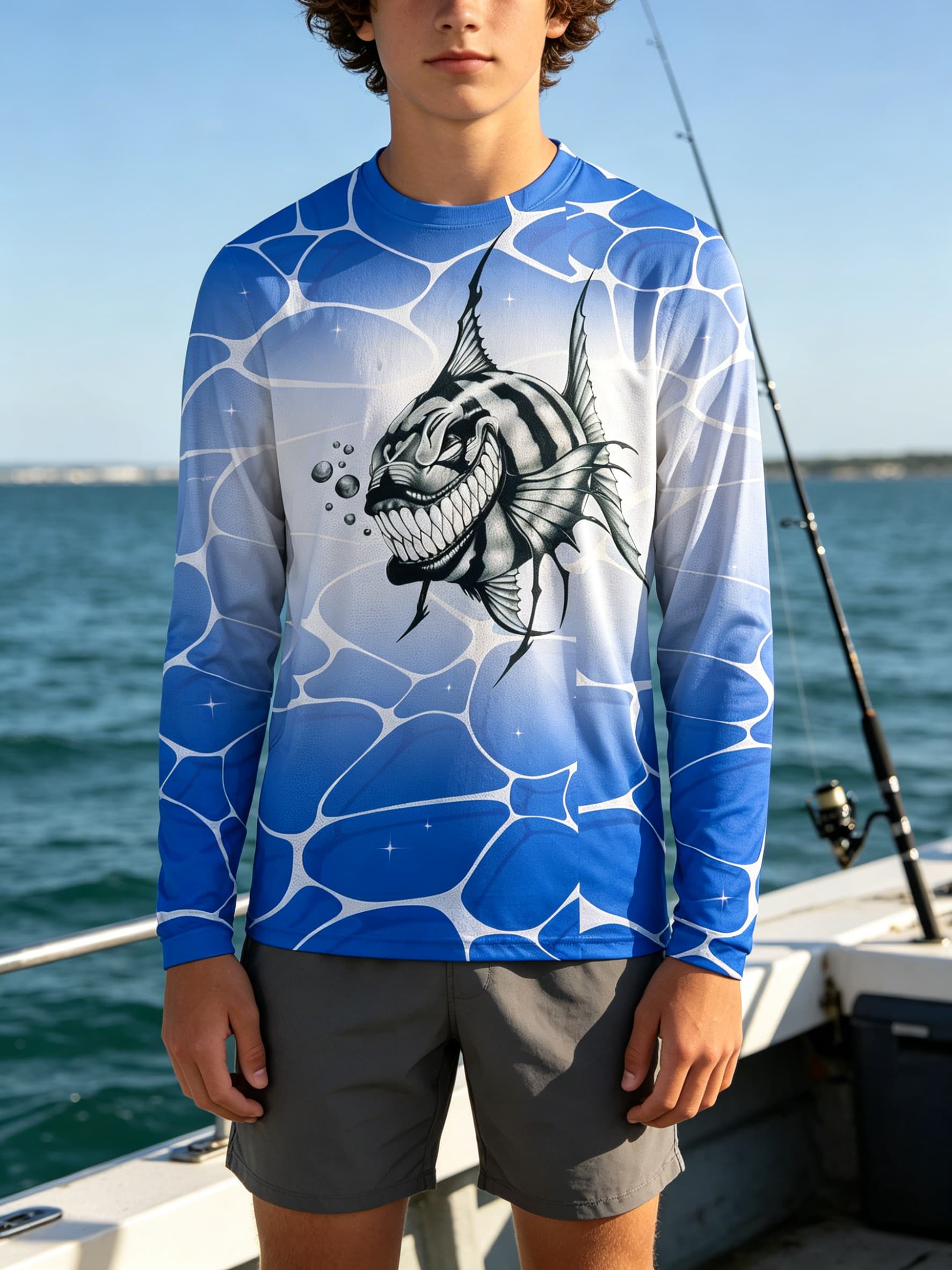 تي شيرت للأطفال والنساء والأول - مراجعة Fishing Equipment Kids وسعره