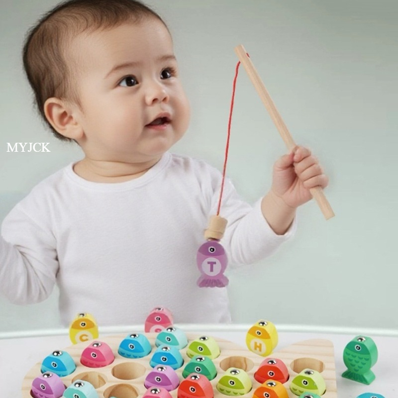 لعبة صيد خشبية للأطفال، هدايا  - مراجعة Fishing Equipment Kids وسعره