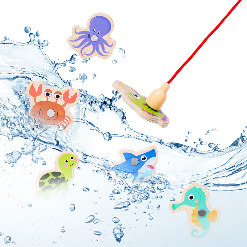 ألعاب صيد السمك الخشبية المغنا - مراجعة Fishing Equipment For Kids وسعره
