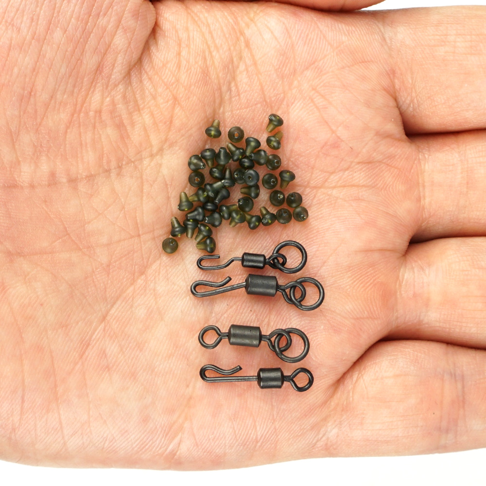 70 قطعة من مثبتات الطعم المطاط - مراجعة Fishing Equipment Wholesale وسعره