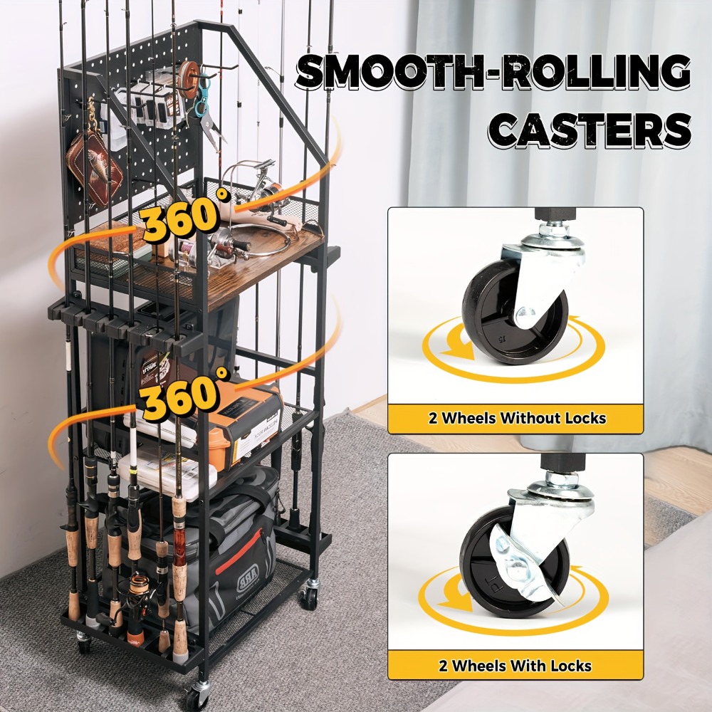 حاملات قصبات الصيد للجراج، حام - مراجعة Fishing Equipment Holder وسعره