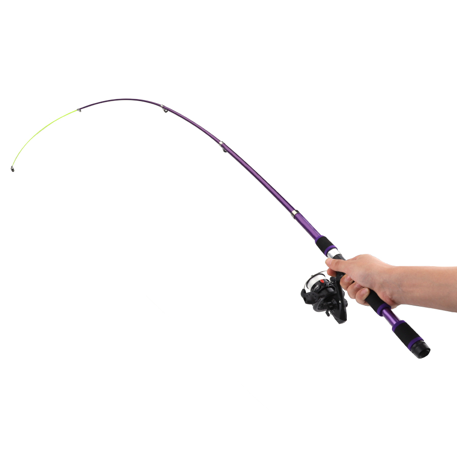 FTK 1.8M المحمولة الغزل الصيد  - مراجعة Fishing Equipment For Kids وسعره